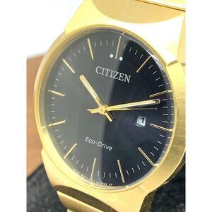 Citizen Women's Watch EW2672-58E Eco-Drive Axiom Black Dial Gold Steel 3…